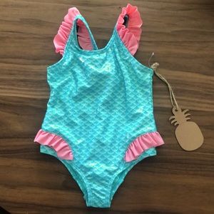 NWT Mermaid Ruffle Swimsuit 24M